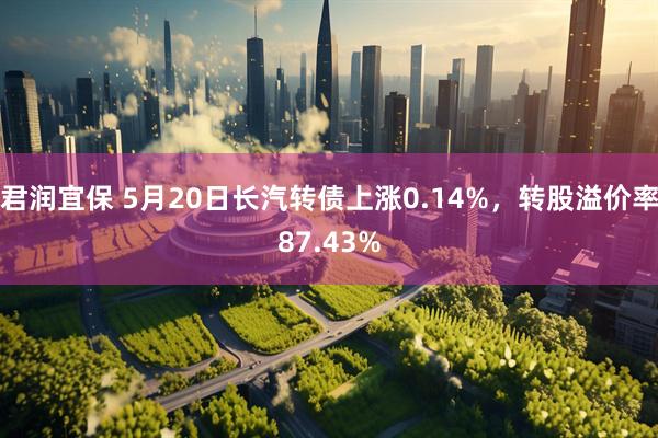 君润宜保 5月20日长汽转债上涨0.14%，转股溢价率87.43%