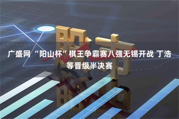 广盛网 “阳山杯”棋王争霸赛八强无锡开战 丁浩等晋级半决赛